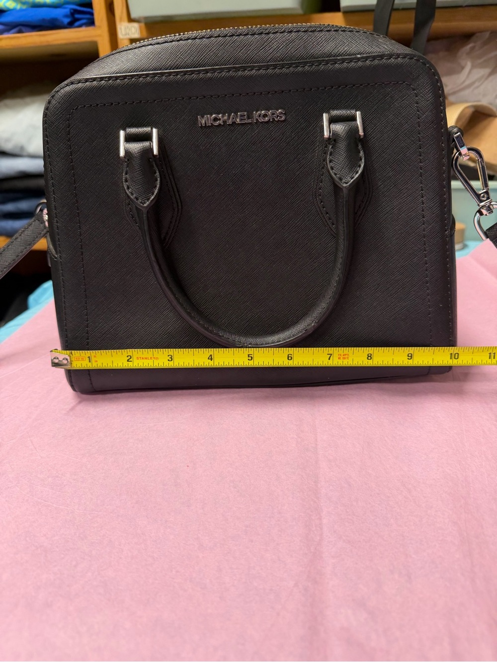 Michael Kors Black Satchel Bag - Picture 7 of 9